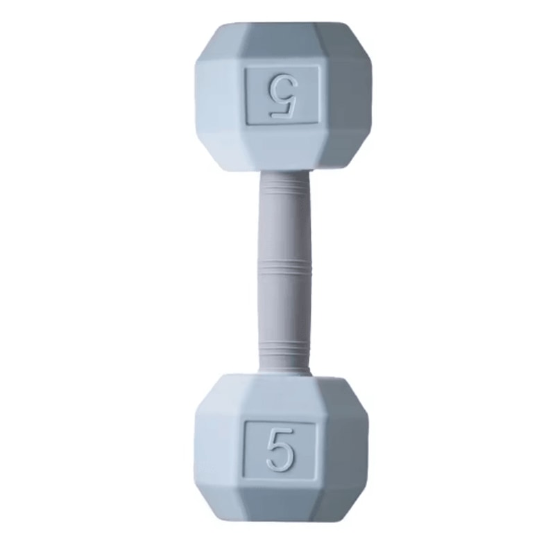 Baby Silicone Teething Rattle Dumbbell Sensory Toy For Infants 7