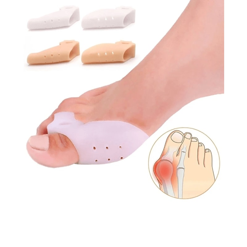 Premium Silicone Toe Separator Bunion Correction Set For Comfortable Toe Alignment And Pain Relief 0
