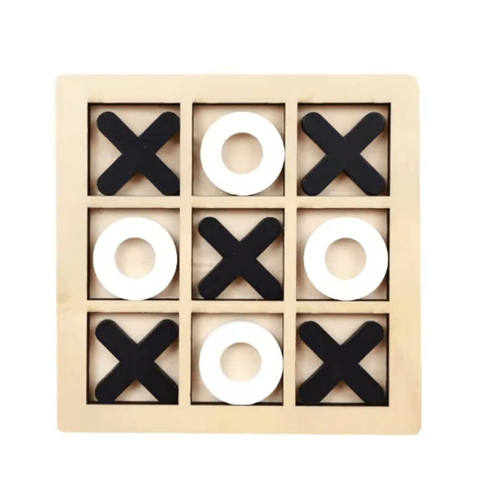Wooden Montessori Chess Puzzle Game Educational Brain Training Toy For Kids 3
