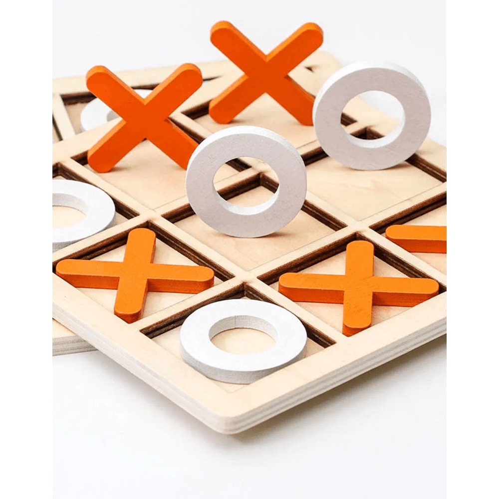 Wooden Montessori Chess Puzzle Game Educational Brain Training Toy For Kids 2