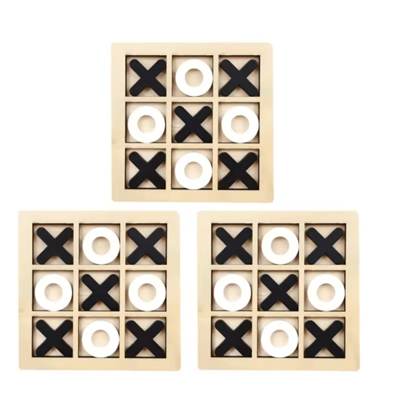 Wooden Montessori Chess Puzzle Game Educational Brain Training Toy For Kids 9
