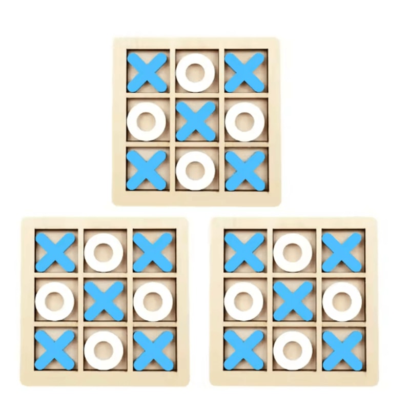 Wooden Montessori Chess Puzzle Game Educational Brain Training Toy For Kids 6