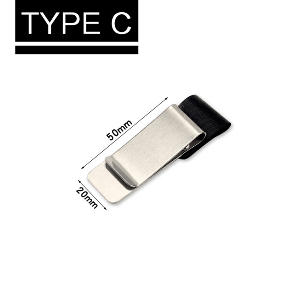 Handmade Leather Pen Holder Clip With Brass Steel Notebook Attachment 4