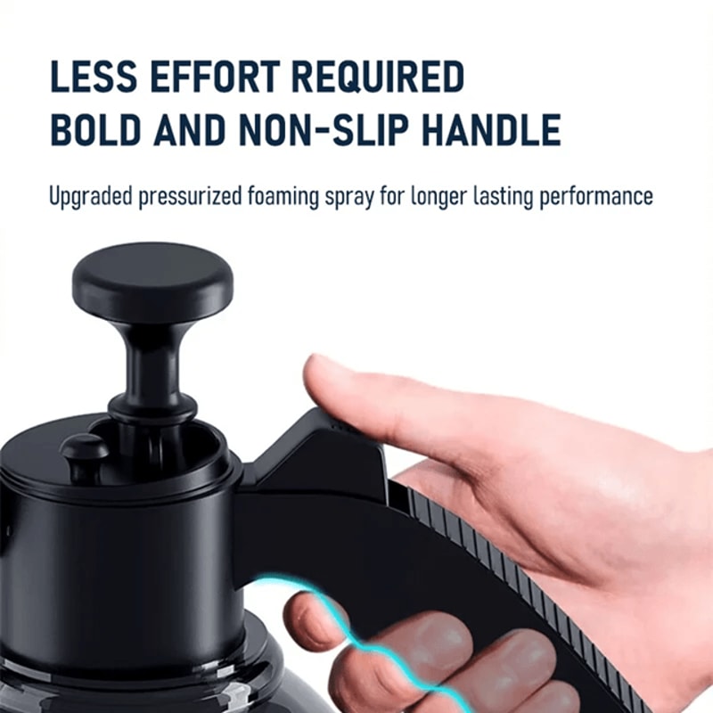 2L Hand Pump Foam Sprayer High Pressure Car Wash Spray Bottle 3