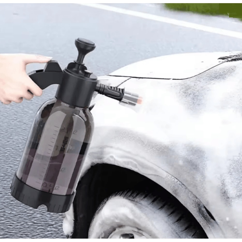 2L Hand Pump Foam Sprayer High Pressure Car Wash Spray Bottle 4