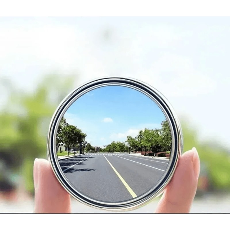 360 Degree Blind Spot Mirror Wide Angle Convex Rear View Mirror Set 0