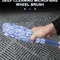 SEAMETAL Plush Car Wheel Rim Cleaning Brush For Deep Tire Detailing 2