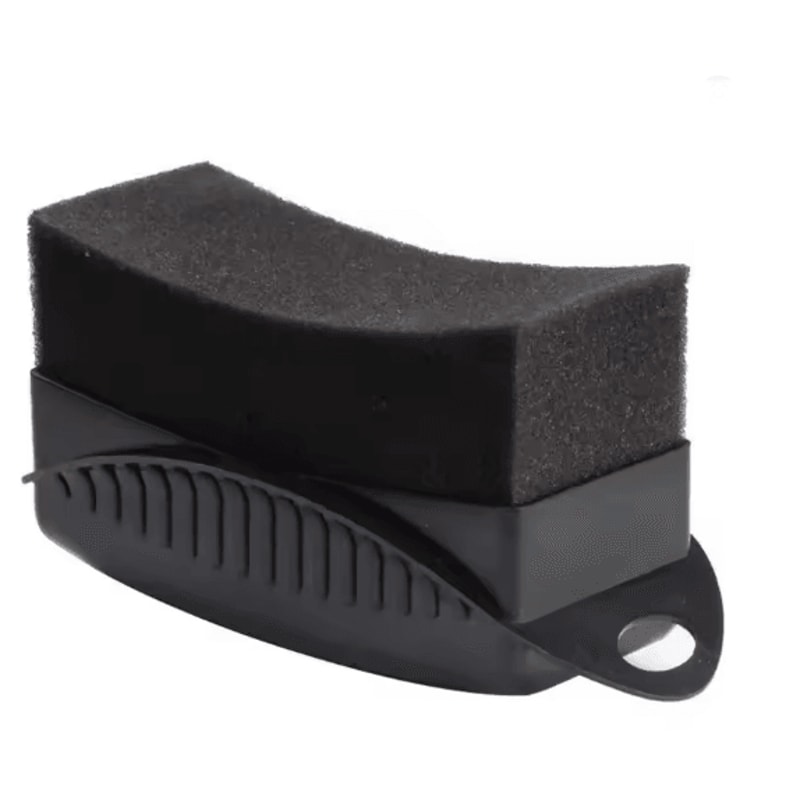 Wheel Waxing Sponge Applicator With Cover For Tire And Rim Detailing 4