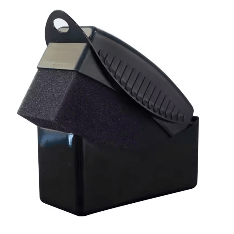 Wheel Waxing Sponge Applicator With Cover For Tire And Rim Detailing 7