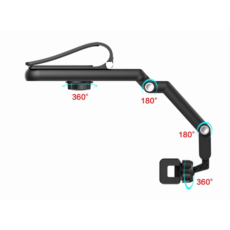 360 Degree Sun Visor Phone Holder For Hands Free Car Viewing 1