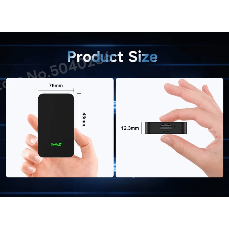 CarlinKit 50 Wireless CarPlay And Android Auto Adapter For OEM Cars 3