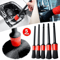 5 Piece Car Cleaning Brush Kit For Interior Detailing And Wheel Care 0