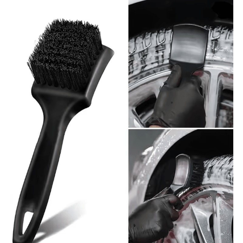 Car Tire And Rim Cleaning Brush Kit For Wheel Hub Detailing 0
