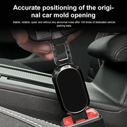 metal car seat belt buckle extender with one button release