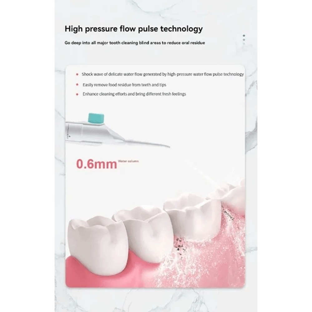 Portable Manual Water Flosser For Deep Teeth And Gum Cleaning 1