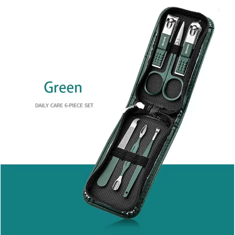 Professional Stainless Steel Manicure Pedicure Nail Care Kit Travel Grooming Set 3