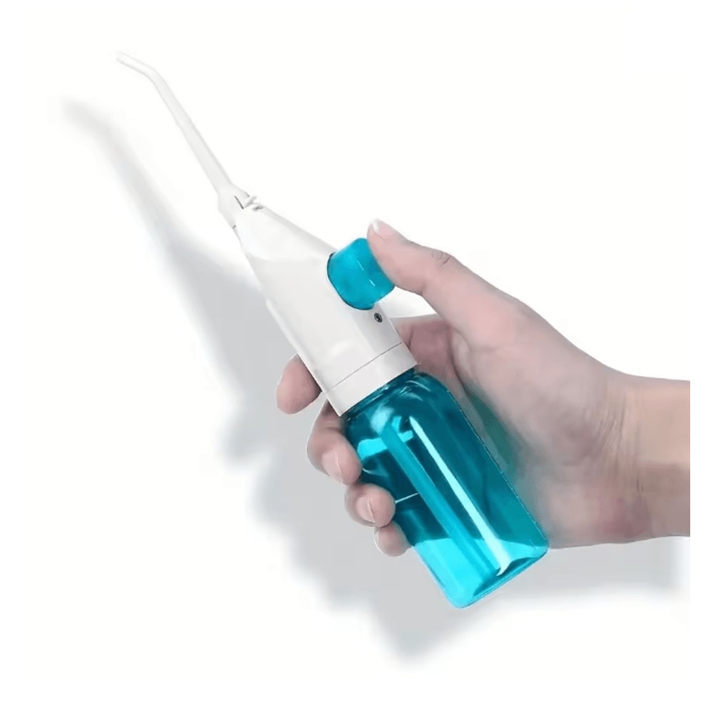 Premium Manual Oral Irrigator Portable Water Flosser For Deep Teeth Cleaning 3