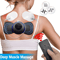 Rechargeable Neck Massager EMS Pulse Pain Relief With Remote Control 0