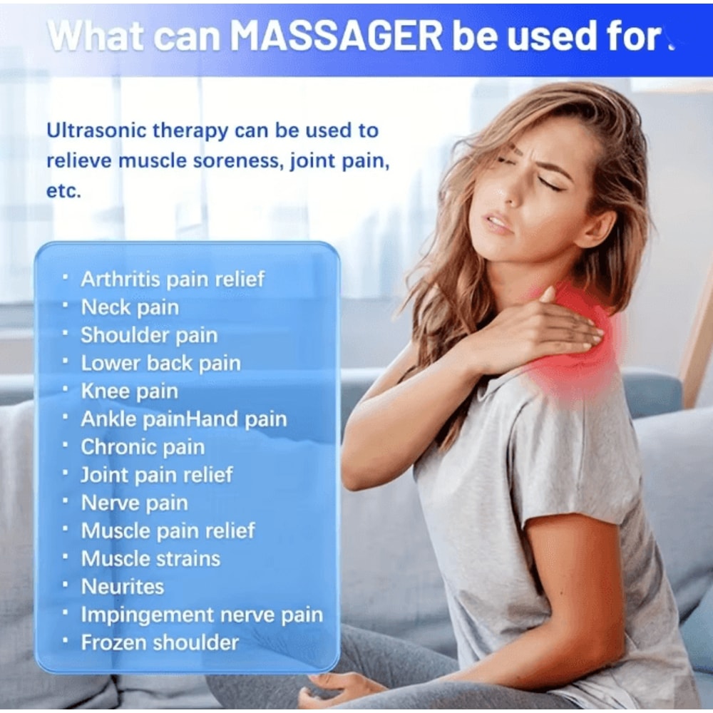 Rechargeable Neck Massager EMS Pulse Pain Relief With Remote Control 2