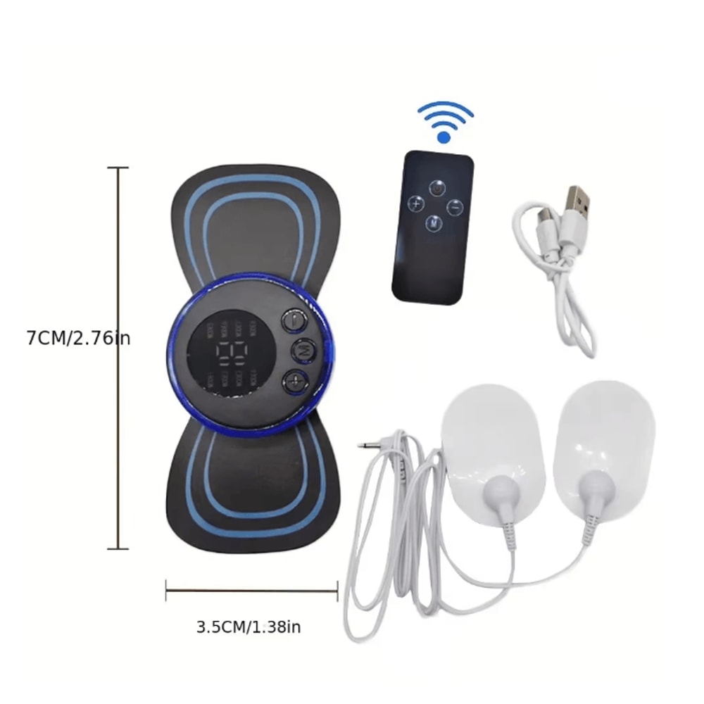 Rechargeable Neck Massager EMS Pulse Pain Relief With Remote Control 3