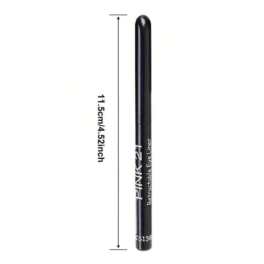 Waterproof Black Eyeliner Pencil Set Long Lasting Smudge Proof Eye Makeup 3