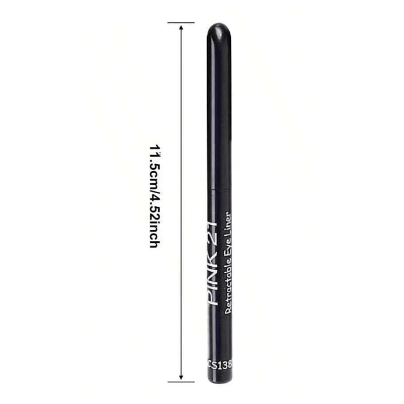Waterproof Black Eyeliner Pencil Set Long Lasting Smudge Proof Eye Makeup 3