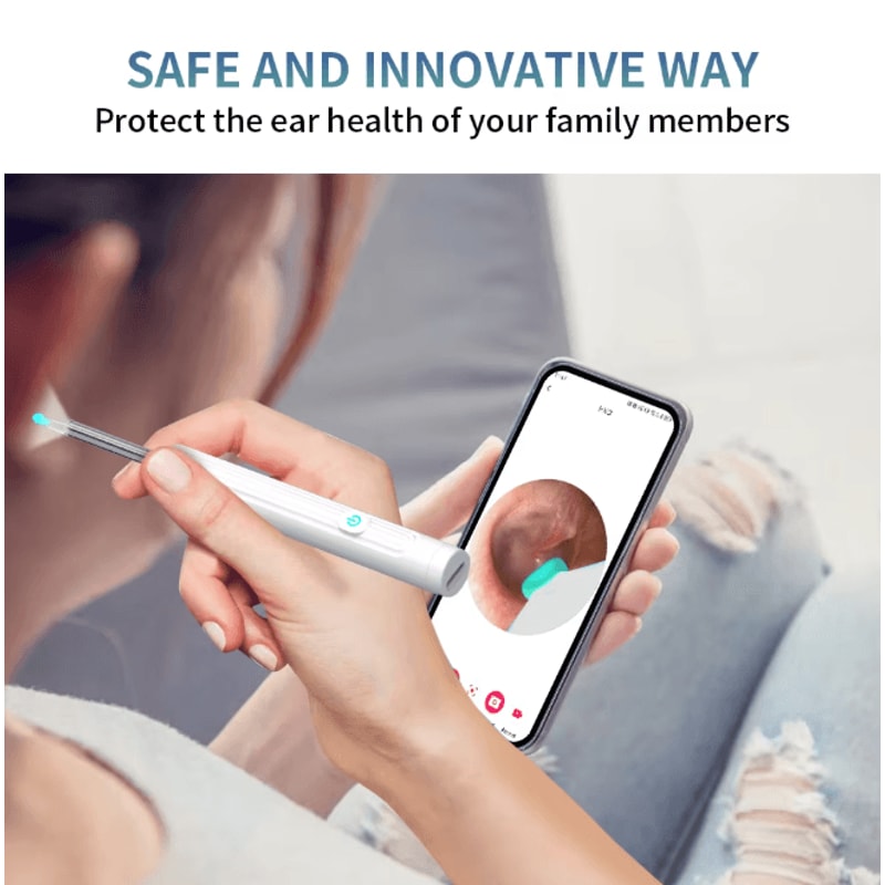 Smart Visual Ear Cleaner Camera Ear Wax Removal Tool With LED Lights 1