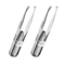 LED Eyebrow Tweezers Stainless Steel Precision Hair Removal Tool 6
