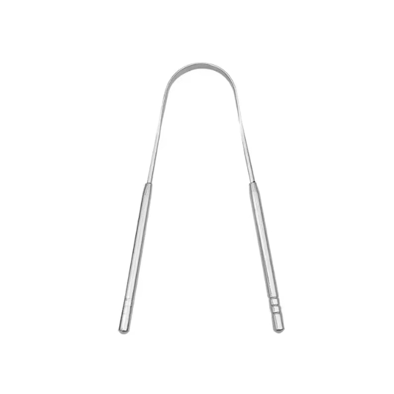 Stainless Steel Tongue Scraper Fresh Breath Oral Hygiene Cleaning Tool 4