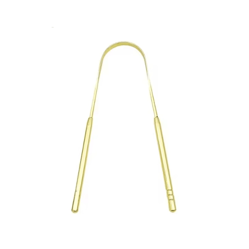 Stainless Steel Tongue Scraper Fresh Breath Oral Hygiene Cleaning Tool 6