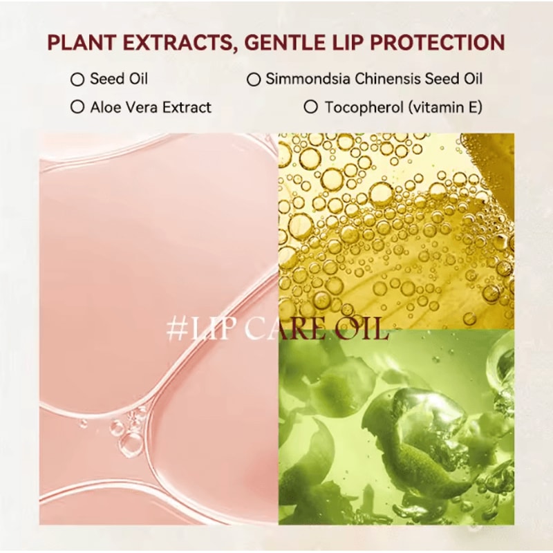 PeachGlow Honey Lip Oil Moisturizing Lip Gloss For Soft Smooth Lips 2