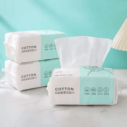 puresoft disposable face towels cotton makeup remover cleansing towels