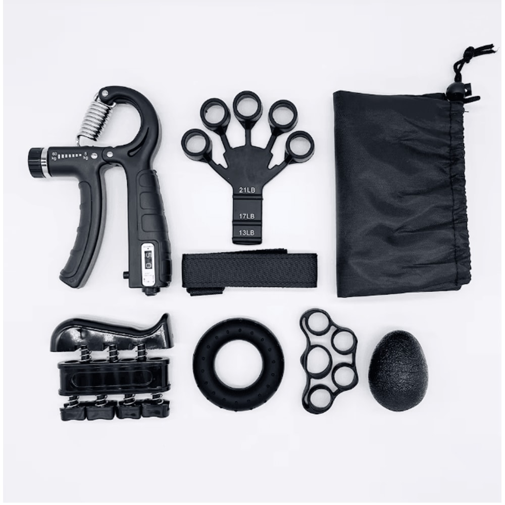 GripForce Hand Strengthener Finger Exerciser Rehabilitation Training Kit 0