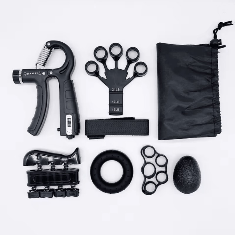 GripForce Hand Strengthener Finger Exerciser Rehabilitation Training Kit 7