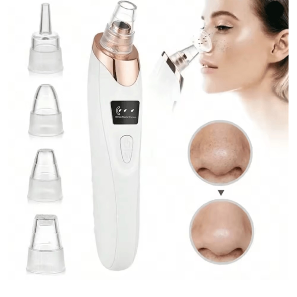 ClearGlow Facial Pore Cleaner Blackhead Remover Vacuum Kit 4