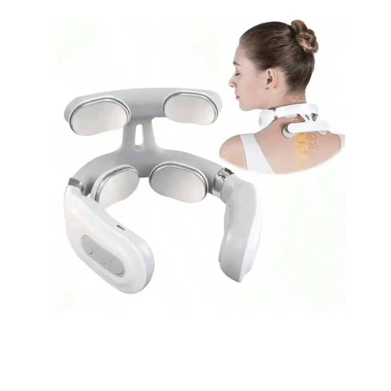 NeckEase Electric Neck Massager Portable Cervical Relief Device 4