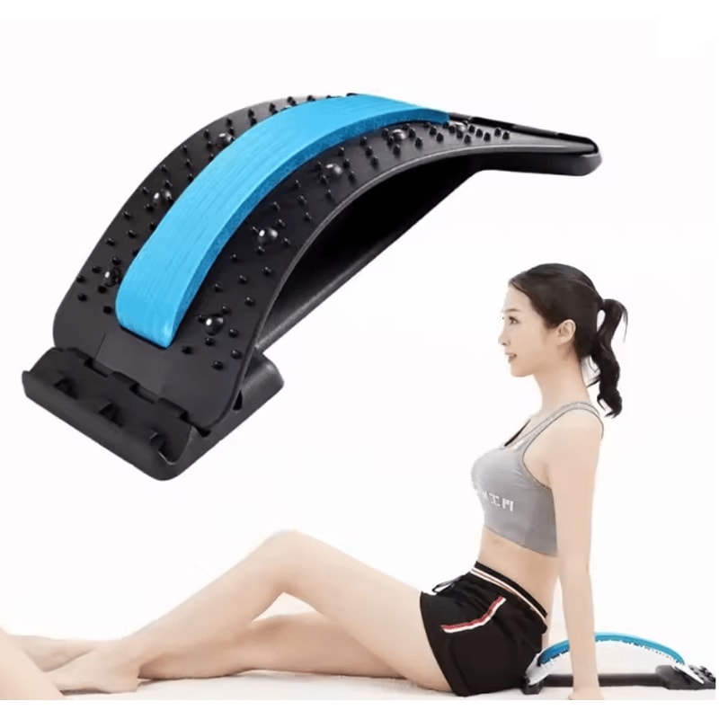 FlexRelief Back Stretcher Lumbar Support And Spine Massager 1
