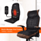 RelaxPro Heated Massage Chair Pad Back And Neck Massager Cushion 0