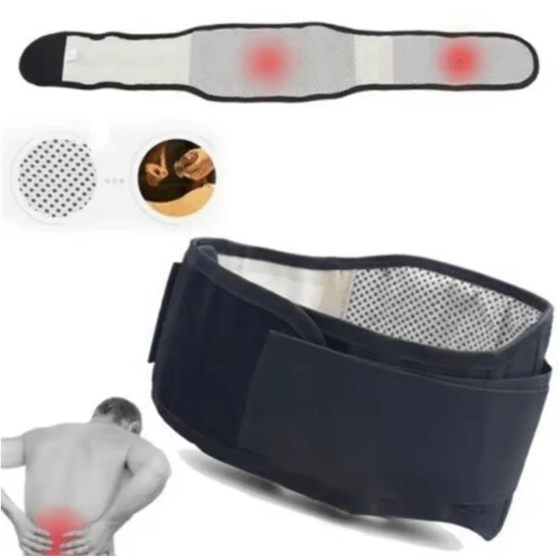 HeatSupport Lower Back Brace Self Heating Lumbar Support Belt 2