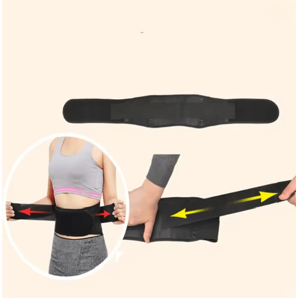 HeatSupport Lower Back Brace Self Heating Lumbar Support Belt 3