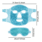 CoolEase Gel Cooling Face And Eye Mask Hot Cold Compress Pack 2
