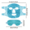 CoolEase Gel Cooling Face And Eye Mask Hot Cold Compress Pack 2