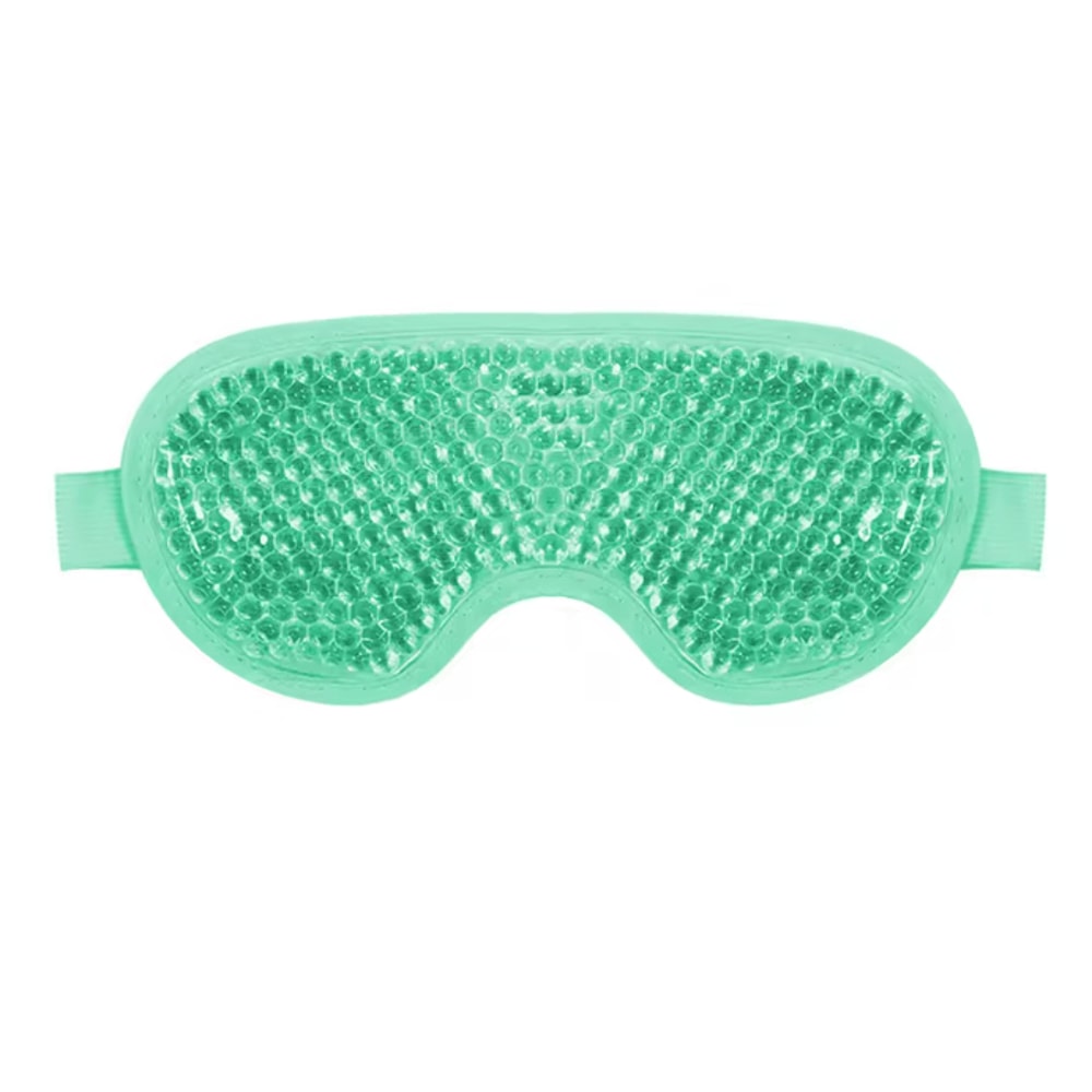 CoolEase Gel Cooling Face And Eye Mask Hot Cold Compress Pack 12