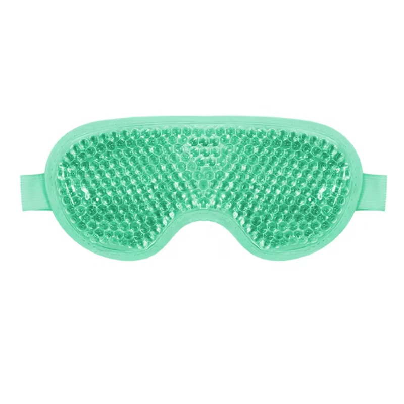 CoolEase Gel Cooling Face And Eye Mask Hot Cold Compress Pack 12