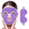 CoolEase Gel Cooling Face And Eye Mask Hot Cold Compress Pack 8