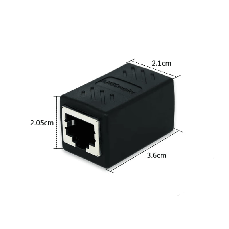 NetLink RJ45 Ethernet Coupler Female To Female LAN Adapter 2