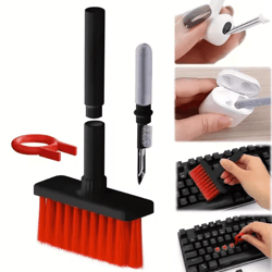 cleantech 5 in 1 keyboard and earbuds cleaning kit with keycap puller