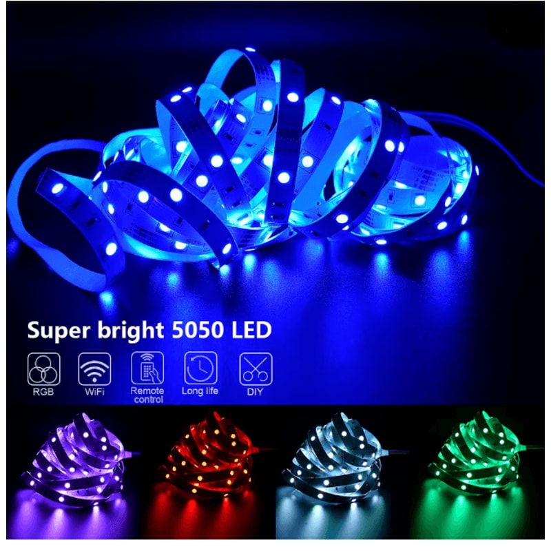 LumiSync RGB LED Strip Lights Music Sync Color Changing Light Strip 1