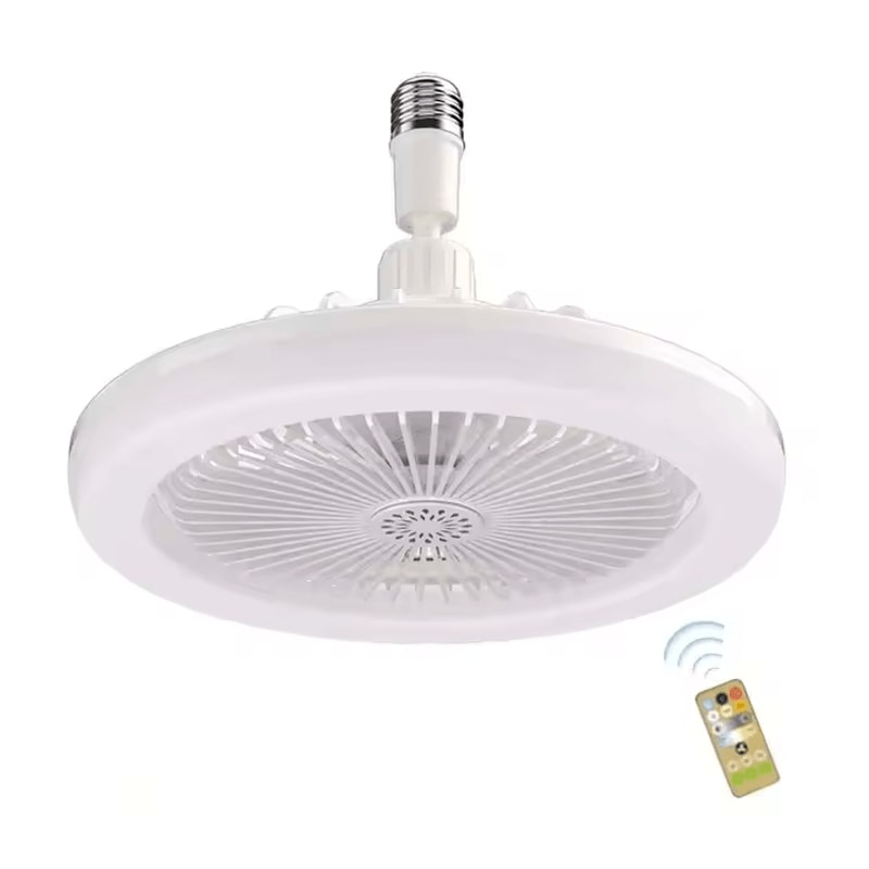 AeroGlow Rotating Ceiling Fan Light With Remote E27 Base 4
