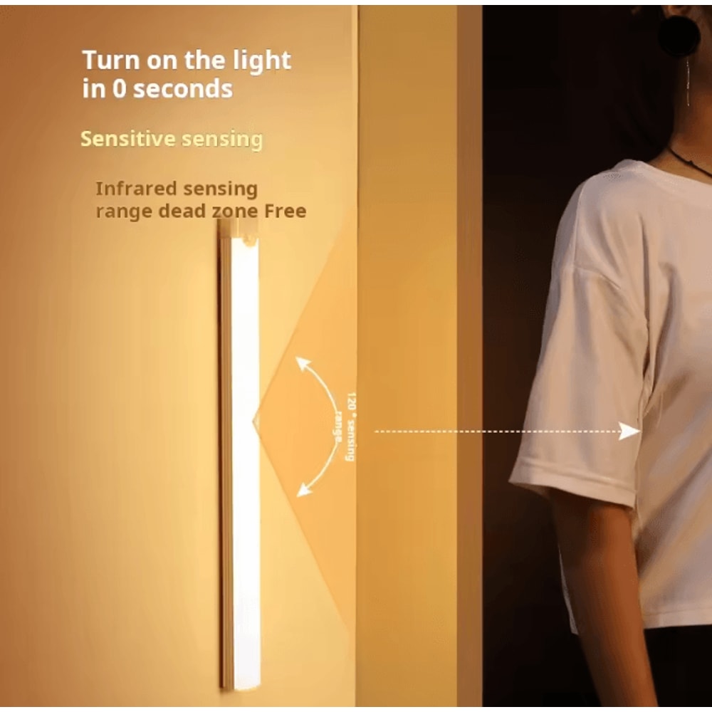 LumiSense Wireless Motion Sensor Cabinet Light Rechargeable LED 1